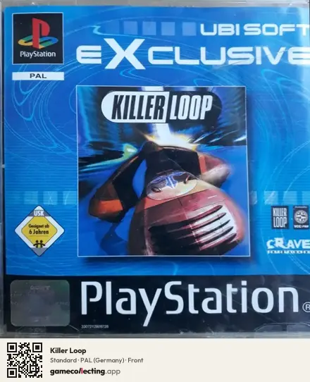 Killer Loop PlayStation, Germany box front