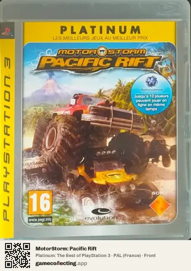 MotorStorm: Pacific Rift PlayStation 3, France box front