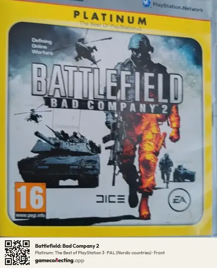 Battlefield: Bad Company 2 PlayStation 3, Nordic countries box front