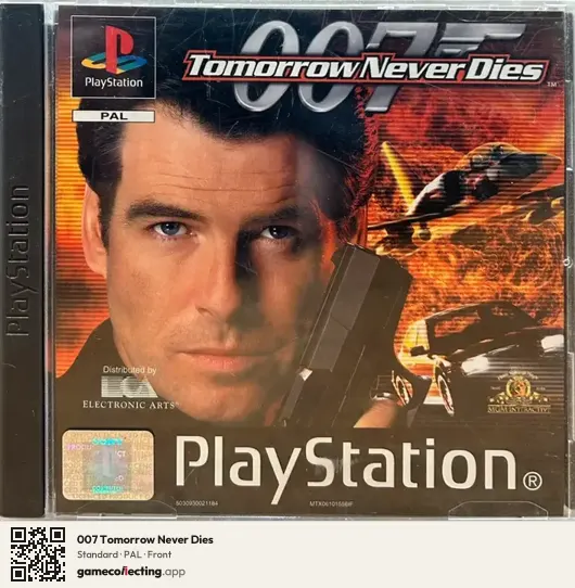 007 Tomorrow Never Dies PlayStation, PAL box front