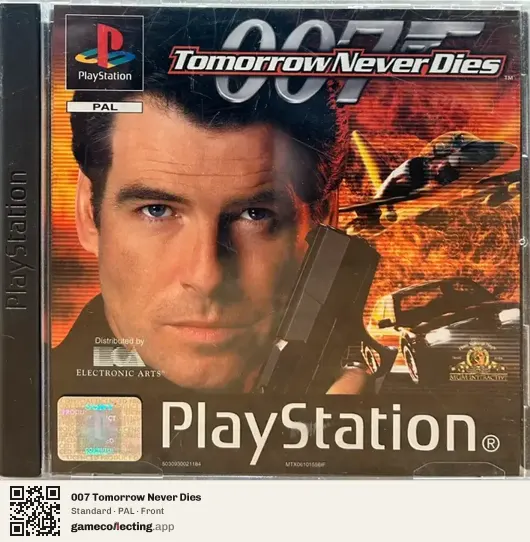 007 Tomorrow Never Dies PlayStation, PAL box front