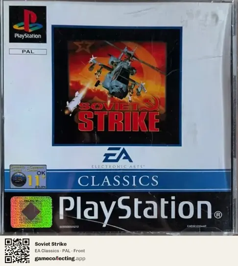 Soviet Strike PlayStation, PAL box front
