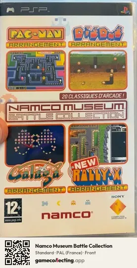 Namco Museum Battle Collection PlayStation Portable, France box front