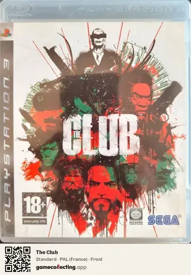 The Club PlayStation 3, France box front