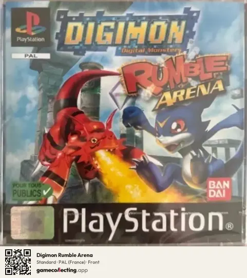 Digimon Rumble Arena PlayStation, France box front