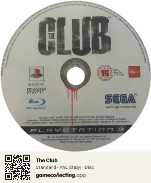 The Club PlayStation 3, PAL disc