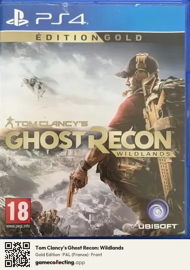 Tom Clancy's Ghost Recon: Wildlands PlayStation 4, France box front