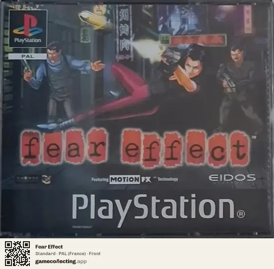 Fear Effect PlayStation, France box front