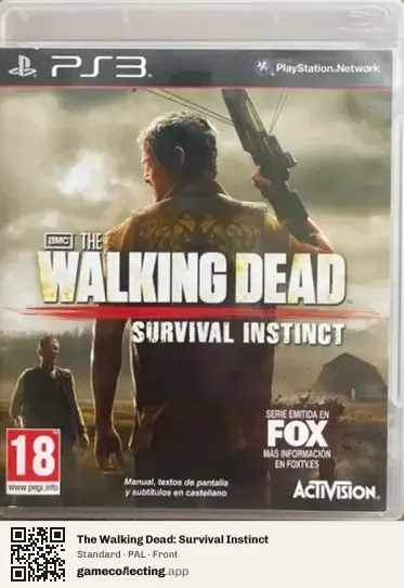 The Walking Dead: Survival Instinct PlayStation 3, PAL box front