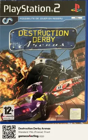 Destruction Derby Arenas PlayStation 2, France box front