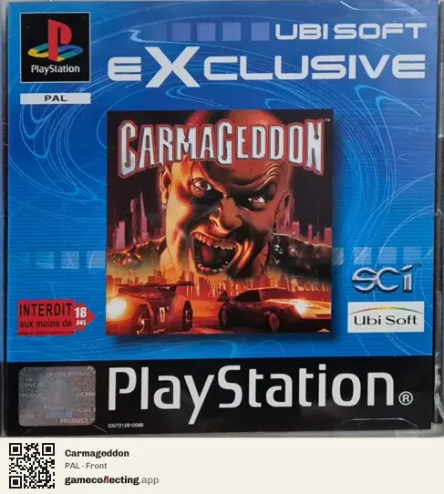 Carmageddon PlayStation, PAL box front