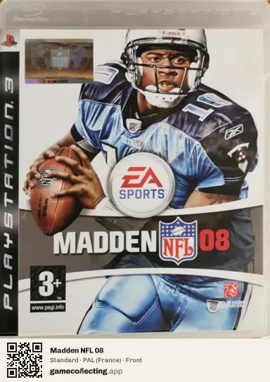 Madden NFL 08 PlayStation 3, France box front