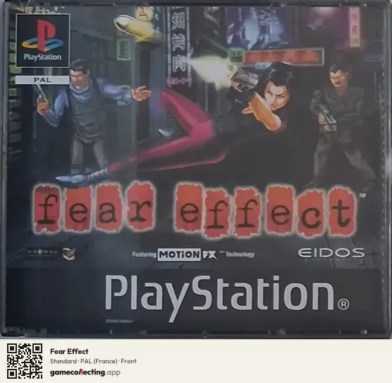 Fear Effect PlayStation, France box front