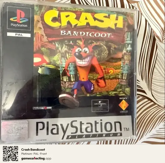 Crash Bandicoot PlayStation, PAL box front