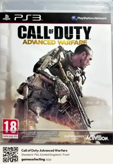 Call of Duty: Advanced Warfare PlayStation 3, United Kingdom box front