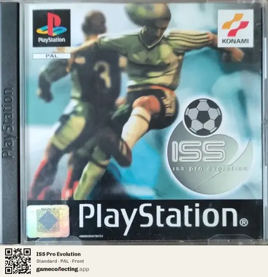 ISS Pro Evolution PlayStation, PAL box front