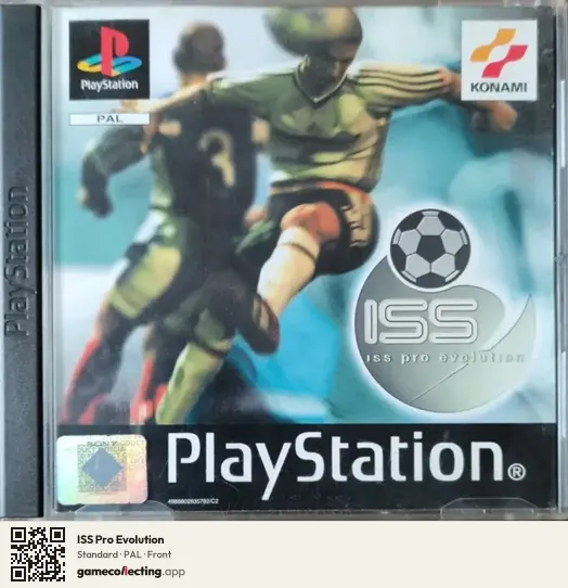 ISS Pro Evolution PlayStation, PAL box front
