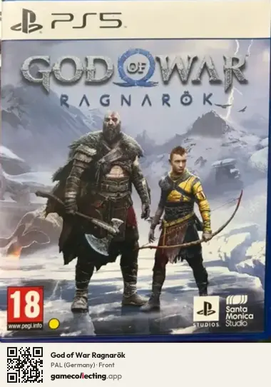 God of War Ragnarök PlayStation 5, Germany box front