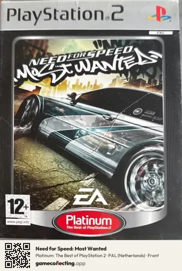 Need for Speed: Most Wanted PlayStation 2, Netherlands box front