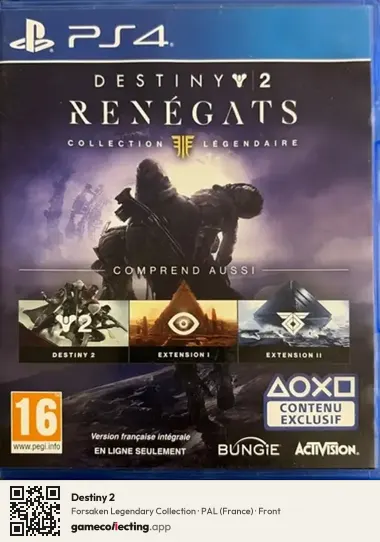Destiny 2 PlayStation 4, France box front