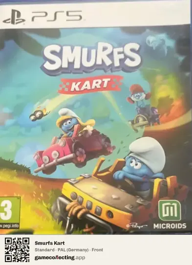 Smurfs Kart PlayStation 5, Germany box front
