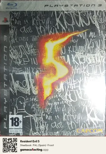 Resident Evil 5 PlayStation 3, Spain box front