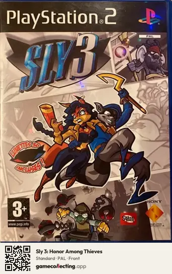 Sly 3: Honor Among Thieves PlayStation 2, PAL box front