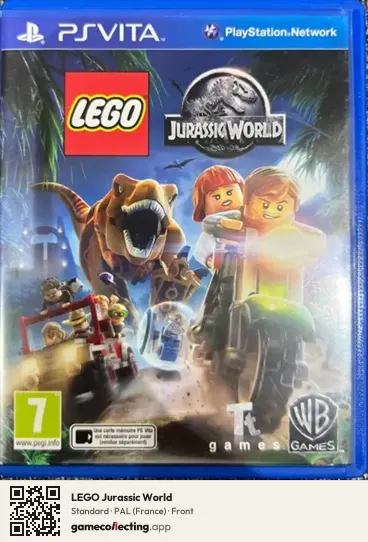LEGO Jurassic World PlayStation Vita, France box front