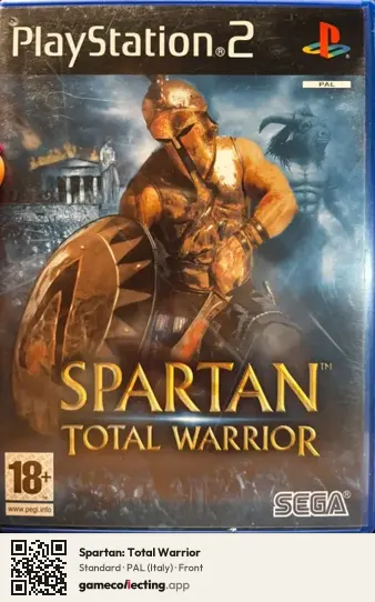 Spartan: Total Warrior PlayStation 2, Italy box front