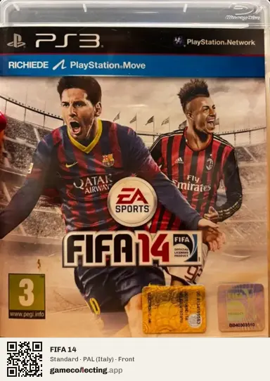 FIFA 14 PlayStation 3, Italy box front