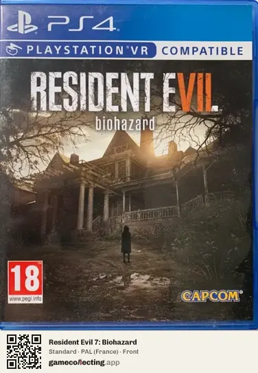 Resident Evil 7: Biohazard PlayStation 4, France box front
