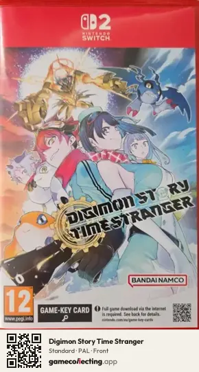 Digimon Story Time Stranger Nintendo Switch 2, PAL box front