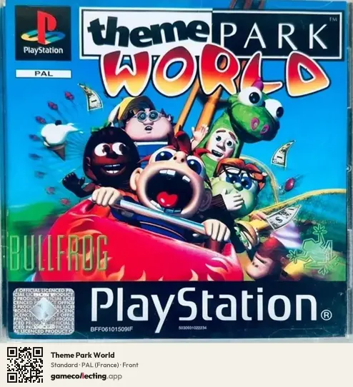 Theme Park World PlayStation, France box front