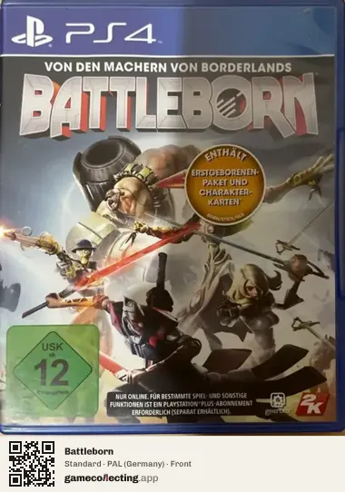 Battleborn PlayStation 4, Germany box front