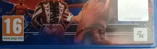 WWE 2K24, the USK square on its front