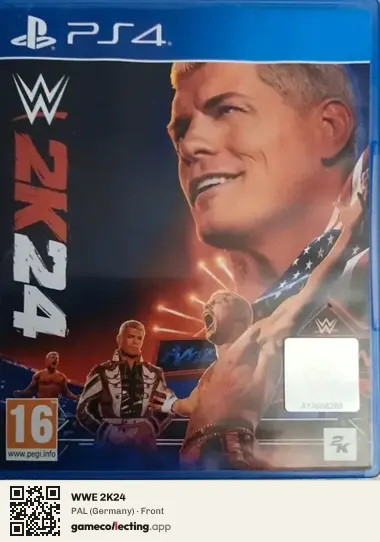 WWE 2K24 PlayStation 4, Germany box front