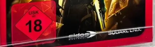Deus Ex: Human Revolution, the USK square on its front