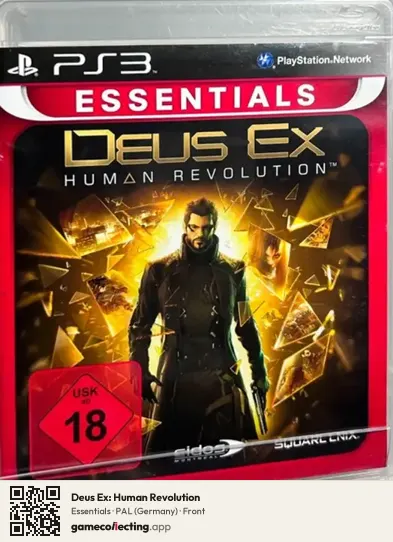 Deus Ex: Human Revolution PlayStation 3, Germany box front