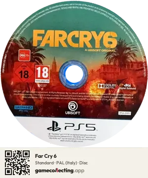 Far Cry 6 PlayStation 5, PAL disc
