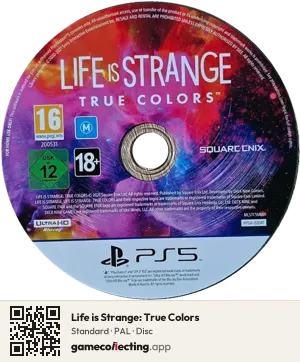 Life is Strange: True Colors PlayStation 5, PAL disc