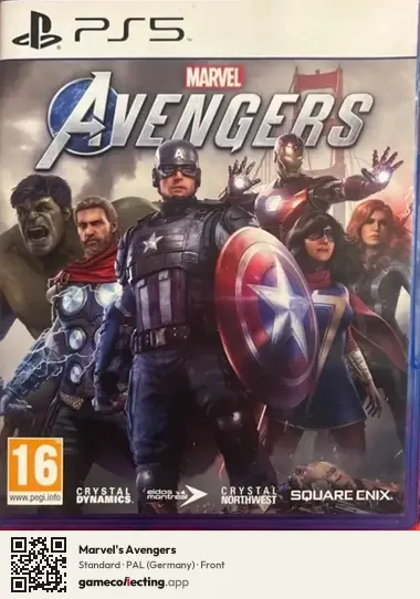 Marvel's Avengers PlayStation 5, Germany box front