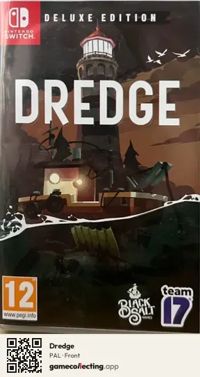 Dredge Nintendo Switch, PAL box front