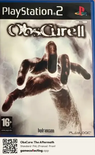 ObsCure: The Aftermath PlayStation 2, France box front