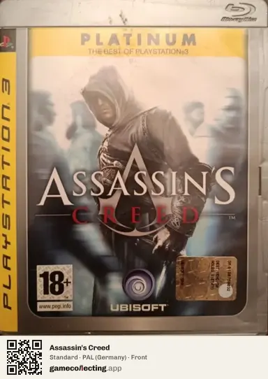 Assassin's Creed PlayStation 3, Germany box front