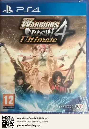 Warriors Orochi 4 Ultimate PlayStation 4, France box front