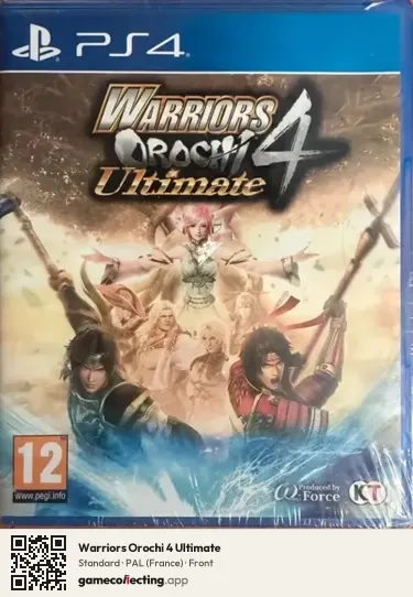 Warriors Orochi 4 Ultimate PlayStation 4, France box front