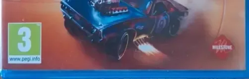 Hot Wheels Unleashed, the PEGI square on its front