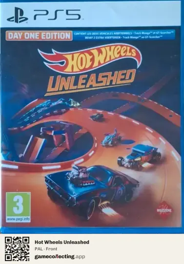 Hot Wheels Unleashed PlayStation 5, PAL box front