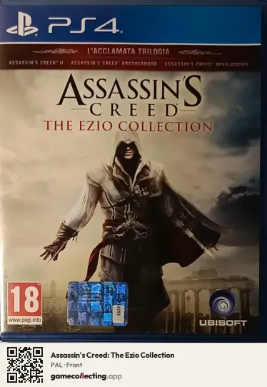 Assassin's Creed: The Ezio Collection PlayStation 4, PAL box front