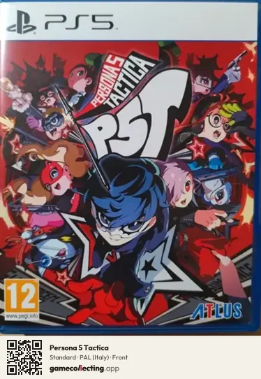 Persona 5 Tactica PlayStation 5, Italy box front